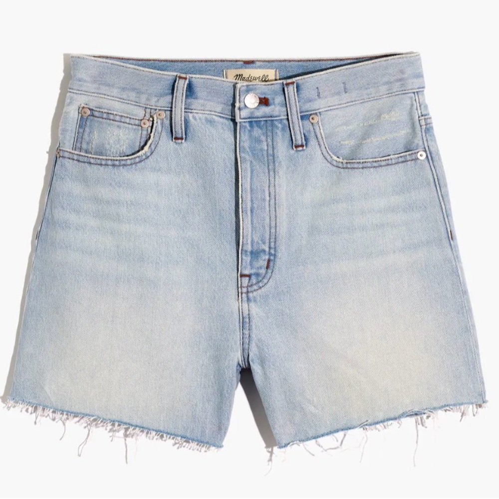 Madewell The Momjean Short in Fitzgerald Wash size 30